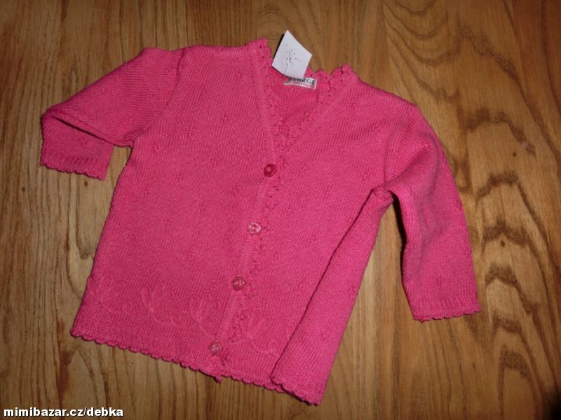 dívčí svetr vel 6/12 měsíců