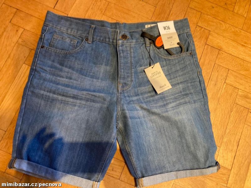 Pánské riflové šortky vel W 36