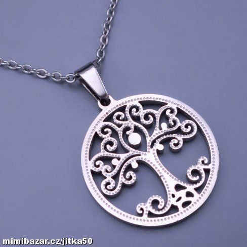Strom života z chirurgické oceli 25mm SKLADEM