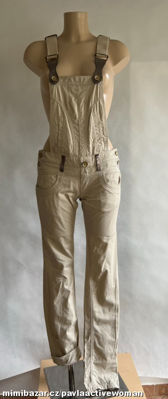 Č.2416 NÁDHERNÉ LACLOVÉ KALHOTY NOVÉ v.S