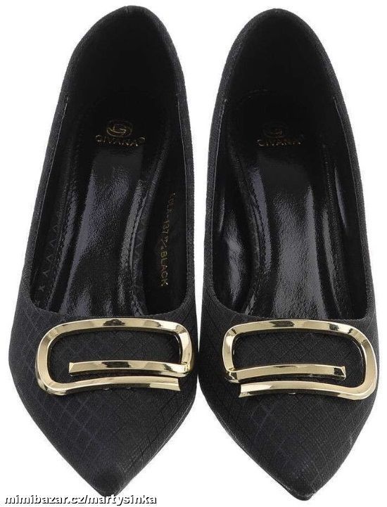 Elegantní společenské lodičky s ozdobnou sponou