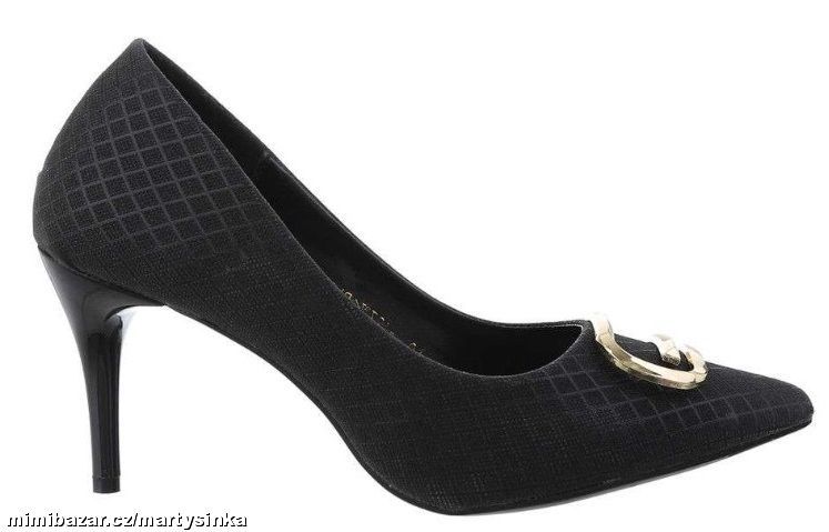 Elegantní společenské lodičky s ozdobnou sponou