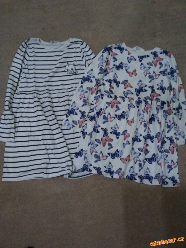 Bavlněné šatičky H&M vel. 8-10 let