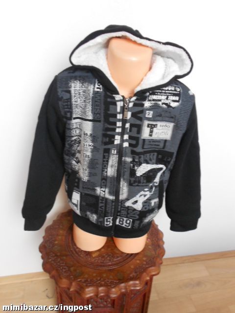 KOŽÍŠKOVÁ MIKINA - BUNDA /K92/ vel.98/104