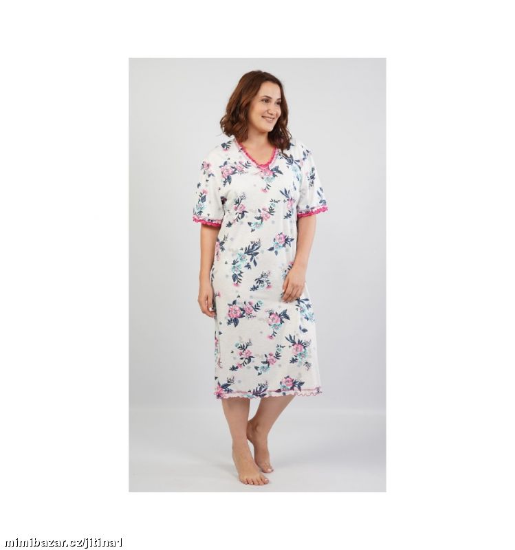 dámská noční košile nadrozměr - XL , 2XL