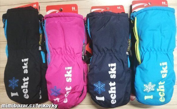 ŠUSŤÁKOVÉ PALCOVÉ RUKAVICE 1-7 let