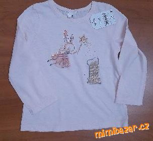 Růžové balvněné triko