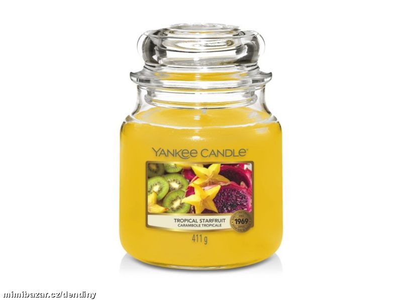 Tropical Starfruit střední svíčka Yankee candle