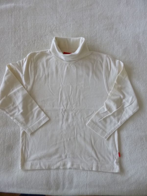 Krémový bavlněný rolák vel. 116/122