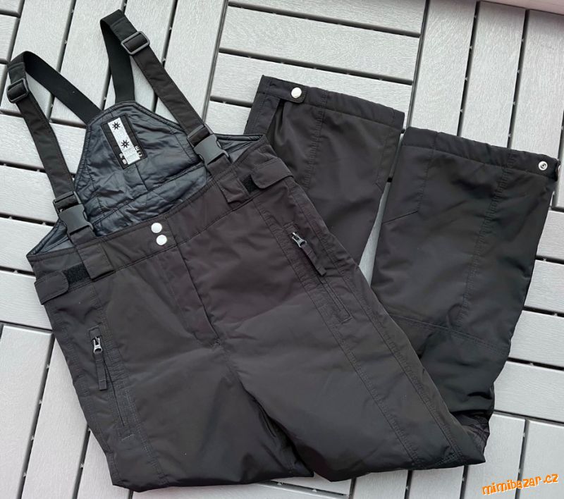 Černé lyžařské kalhoty Poivre Blanc