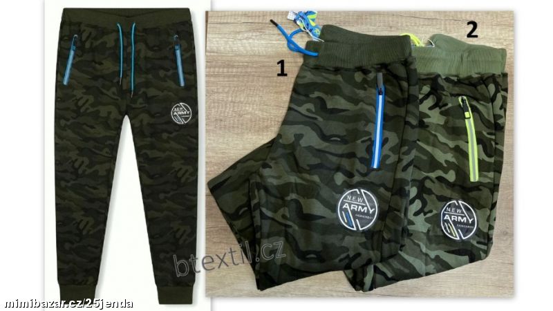 Pánské maskáčové tepláky teplejší M-XXL