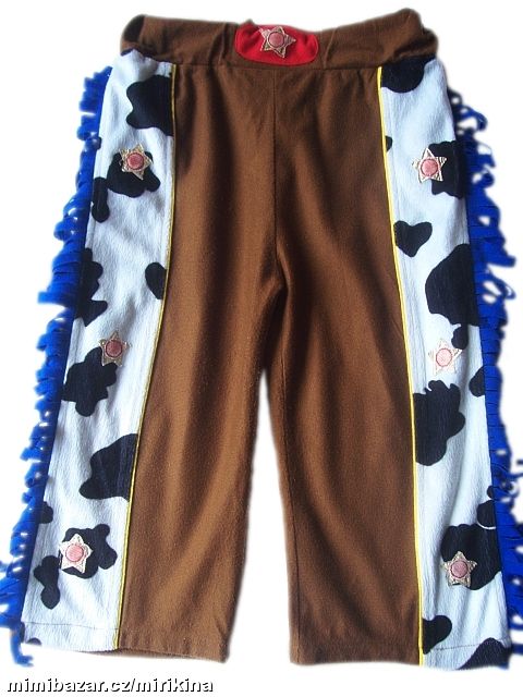 Karnevalové kalhoty pro kovboje