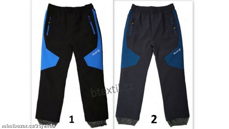 Dětské softshellové kalhoty Wolf 86-110