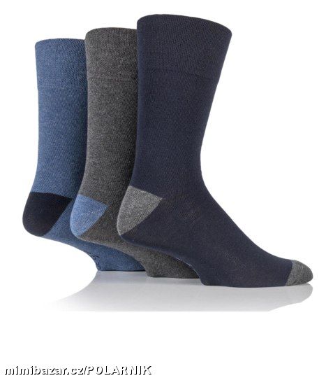 Pánské ponožky s jemným lemem Gentle Grip
