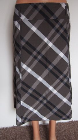 Gerry Weber šedá kostkovaná sukně V. XXL