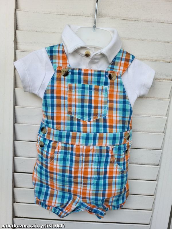 NEPOUŽITÁ CHLAPECKÁ LETNÍ SOUPRAVA VEL. 56 65247
