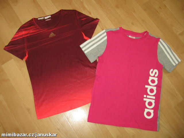 Bavlněné triko + sportovní tričko ADIDAS Climalite