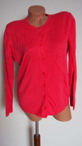 M + S růžový propínací svetr V.42 nový