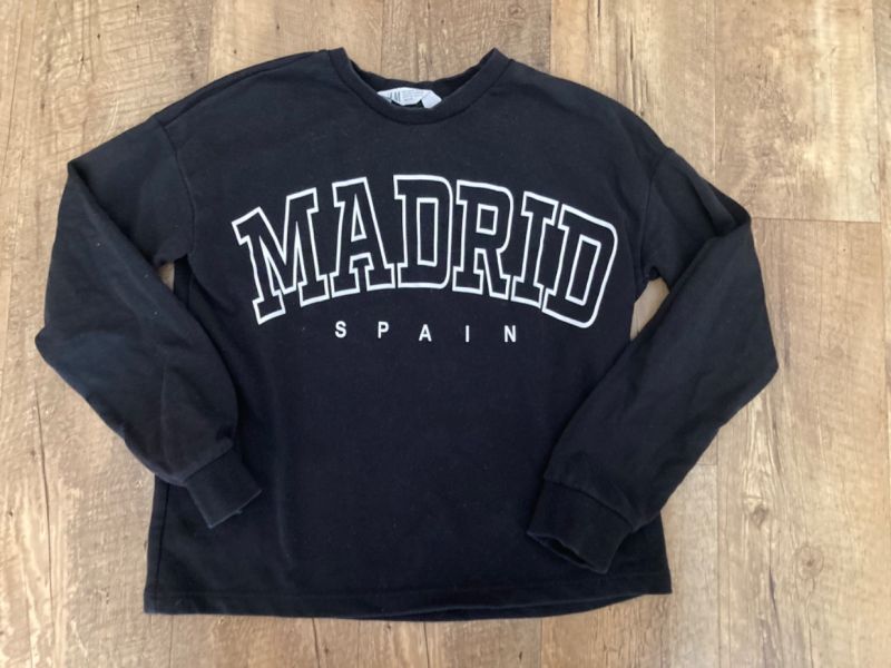 Černá mikina Madrid 134/140