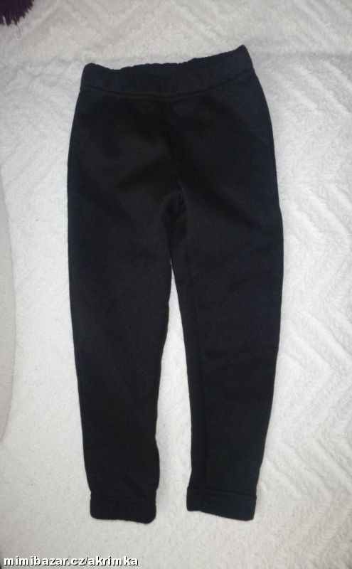 Hodně teplé legíno-tepláčky vel.110-116