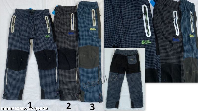 Dětské outdoorové teplejší kalhoty 134-164