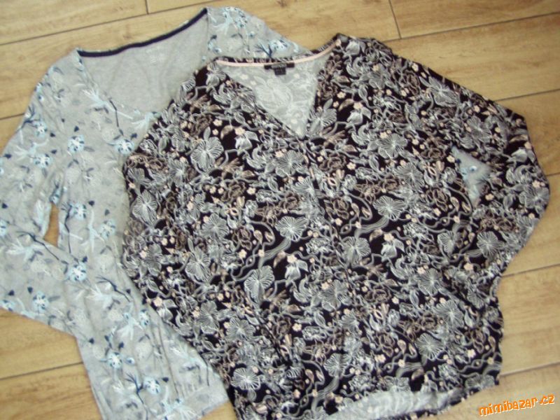 Dvě halenky Esmara do gumičky