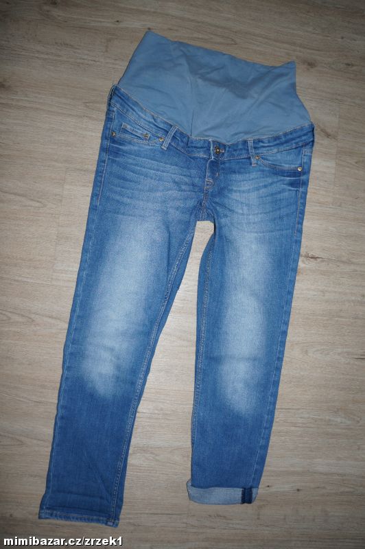 H&M mama skinny těhotenské džíny vel.40