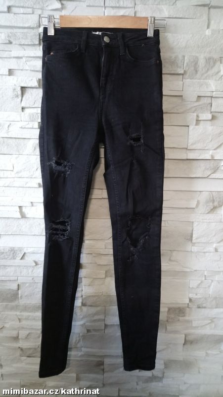 Černé džíny Denim co., vel. 34