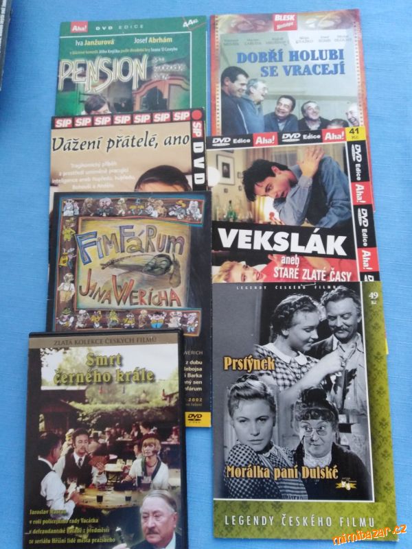 DVD - české filmy - originál