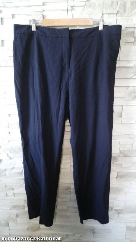 Modré kalhoty M&S, vel. 50 (5XL)