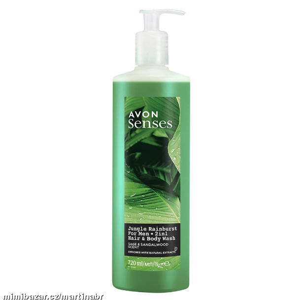 Sprchový gel na tělo a vlasy s vůní šalvěje