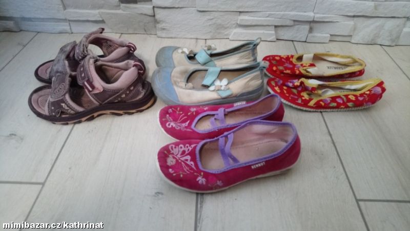 4x dívčí boty, vel. 29