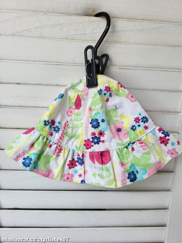 NEPOUŽITÝ KLOBOUK KYTKY BAVLNA 0-6 MĚS 57884