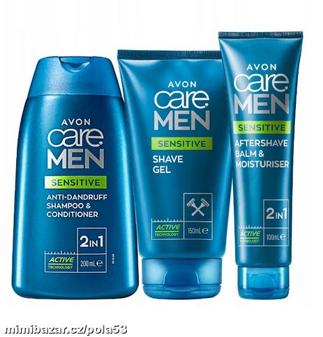 Sada 2v1 úpro citlivou pleť Care Men