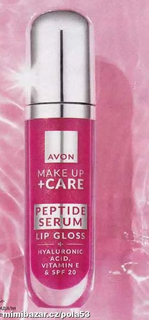 Pečující lesk na rty s peptidy