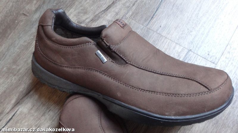 Kožené goretexové pánské boty ARA v.43-top stav
