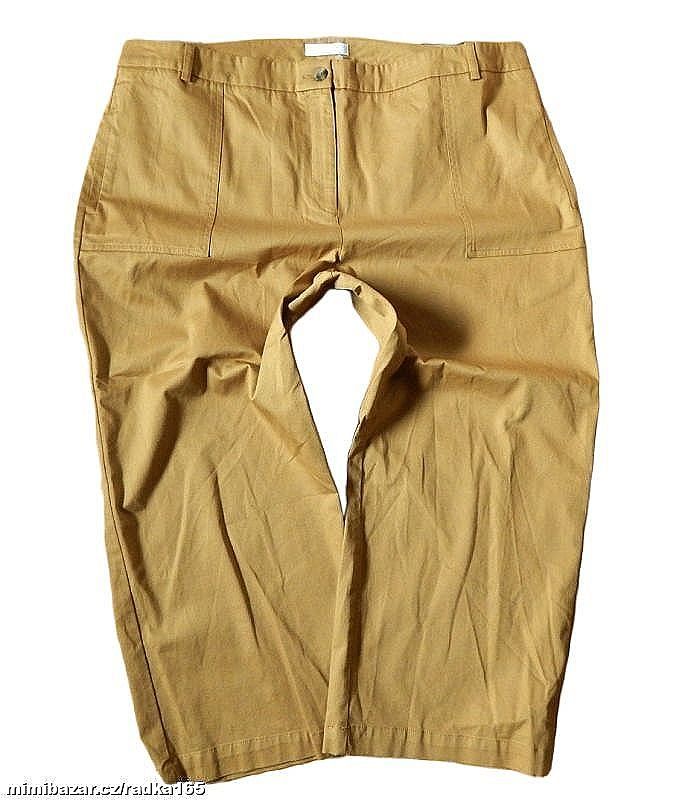 Kalhoty hořčice vel.50...outlet