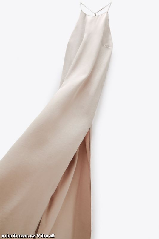 Béžové šaty ZARA vel. S