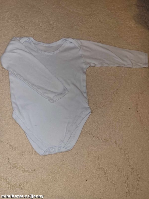 SVĚTLE MODRÉ BODY JAKO NOVÉ, vel 86-92