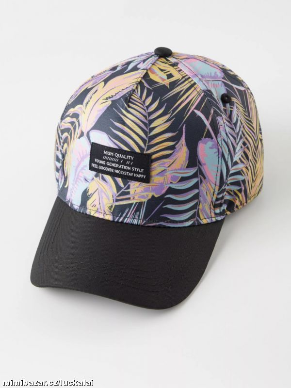 Kšiltovka s tropickým potiskem vel. 56/58 skladem