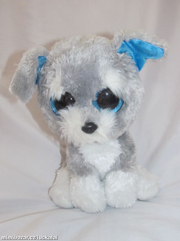 Plyšový pejsek třpytivé oči TY Beanie Boos 24cm