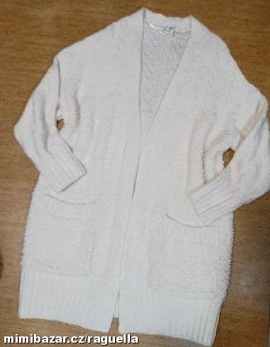 PŘEKRÁSNÝÝ LUXUSNÍ NOVÝ KABÁTKOVÝ CARDIGAN L