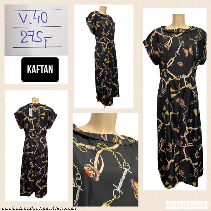 Č.6654 LEHKÝ VZDUŠNÁ KAFTAN NOVÝ v.40/42