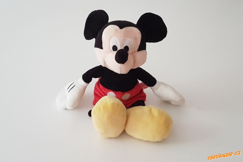 Myšák Mickey, plyšák, plyšový, výška 30 cm