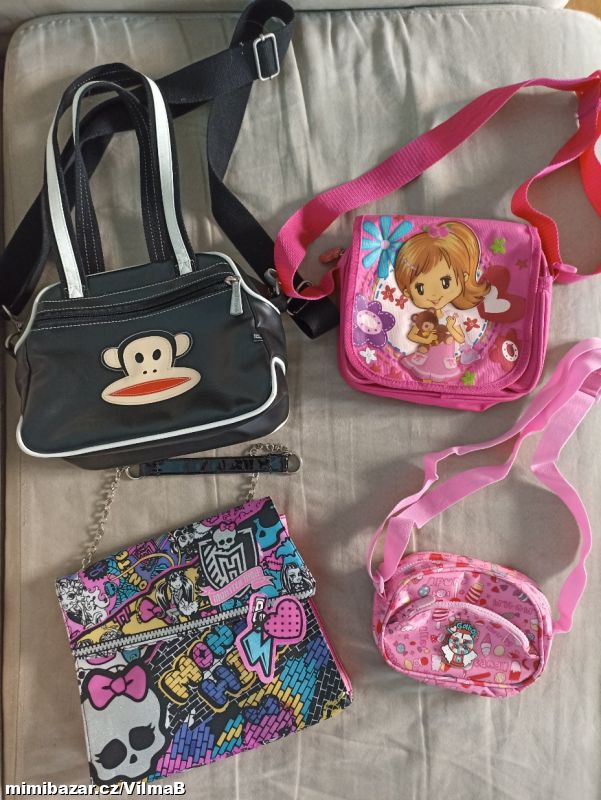 Dětské dívčí kabelky.