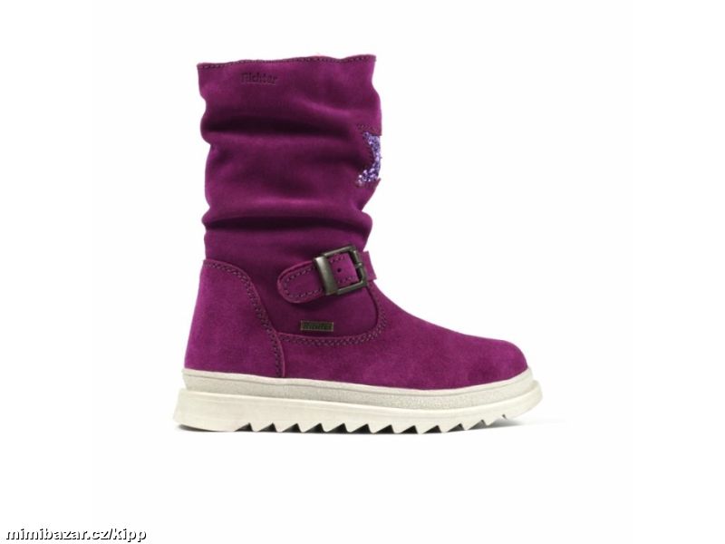Dětské čižmy Richter 4756 6112 3411 magneta/violet