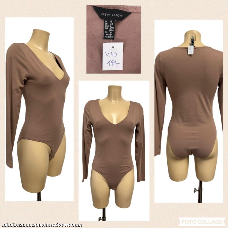 Č.1433 PRUŽNÉ ZN. SEXY BODY NOVÉ v.40