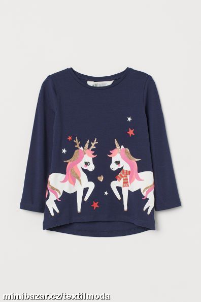 TRIČKO UNICORNS VÁNOČNÍ TRIKO H&M SKLADEM