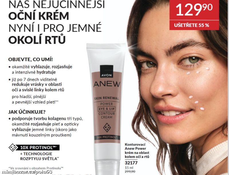Konturovací Anew Power krém na oblast kolem očí a