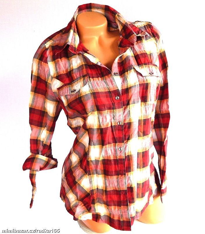 Káro košile vel.40
